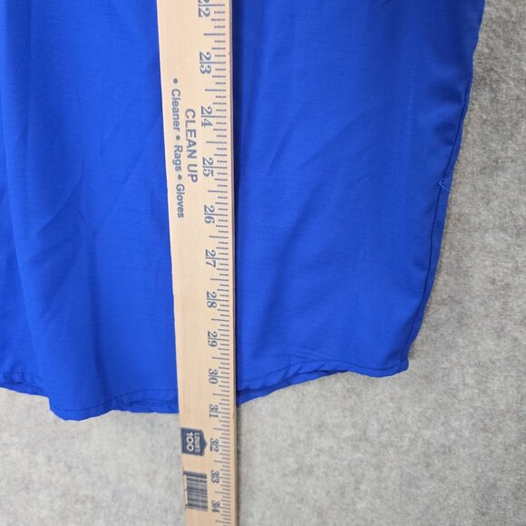 Reel Legends Mens Blue Short Sleeve Button-Up Shirt L - Picture 7 of 8